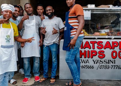 African street food vendors